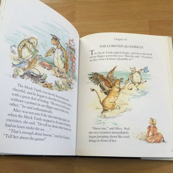 Alice In Wonderland 1992 Rene Cloke Illustrations HC - Picture 10 of 11